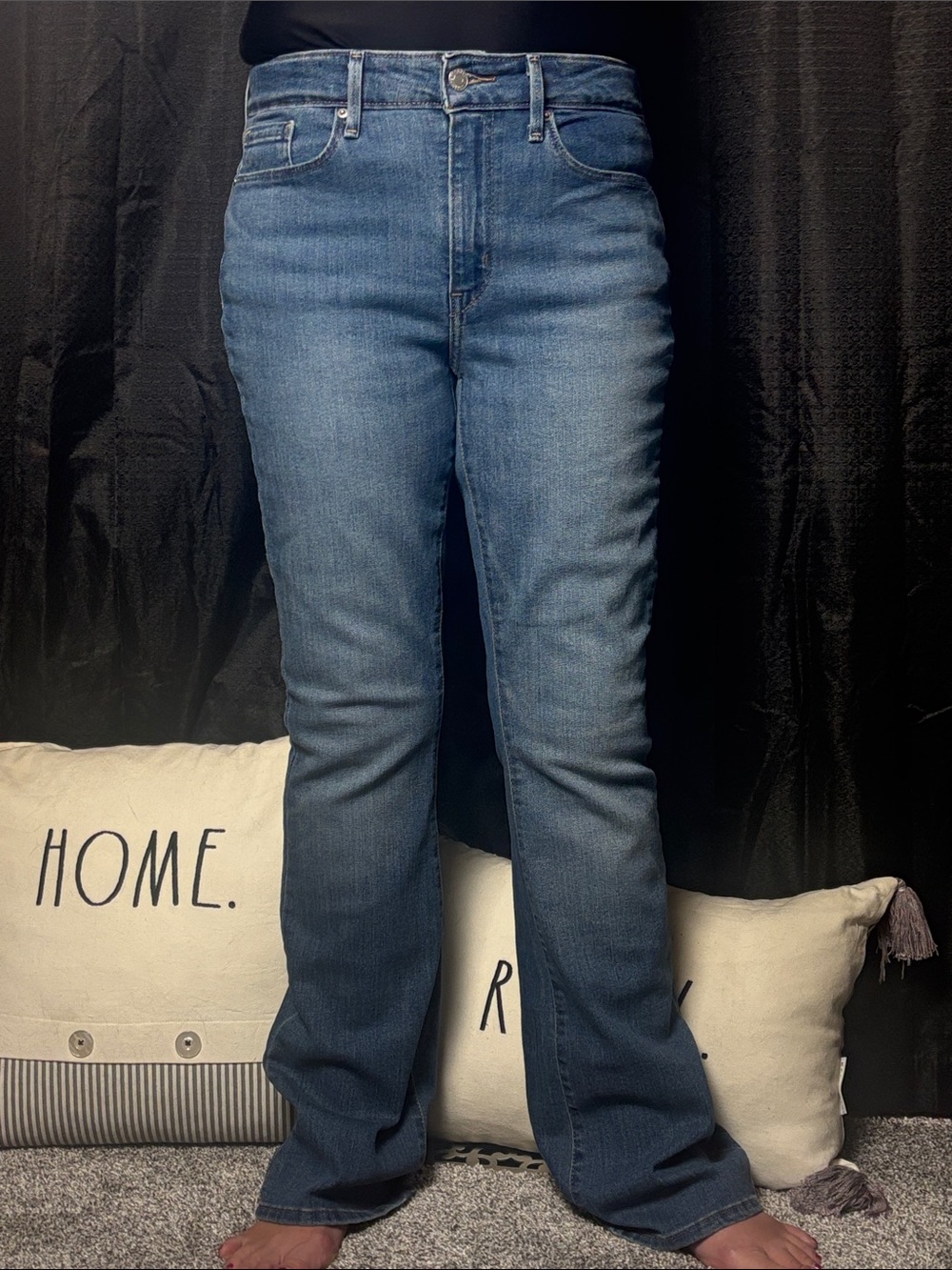 Signature by Levi Strauss Medium Blue Women's Bootcut Jeans - Picture 1 of 8